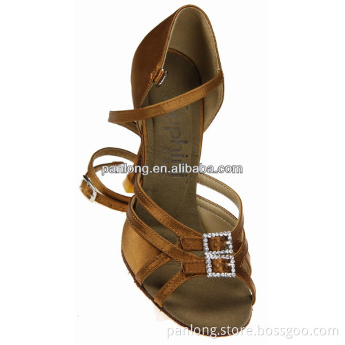 Fashion Dark Tan BD Latin Dancing shoes 297